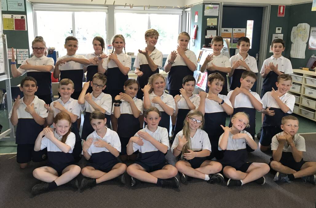 COVID SAFE ANTHEM: 3C have learnt the National Anthem in Auslan(sign language). 