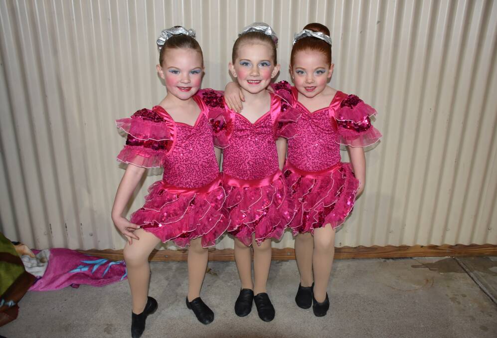 Kayla Marshall Dance Academy's all pink under six years jazz trio. 