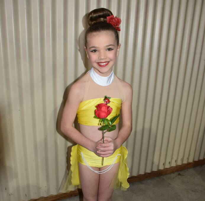 Laura Gibson performed a Beauty and the Beast lyrical in the under eight years section. 