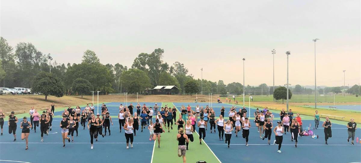 COMMUNITY INITIATIVE: Over 100 community members woke early Saturday morning to work up a sweat to support local Rural Firefighting Stations (RFS).