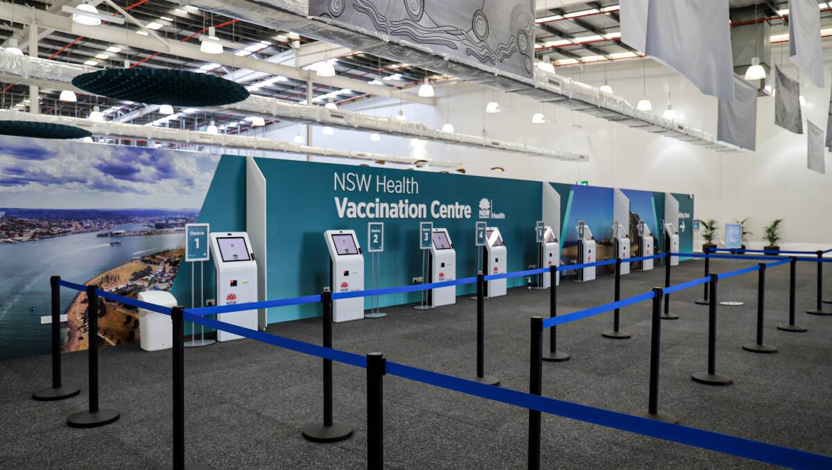 BRAND NEW: The Belmont Vaccination Centre officially opened it's door on Monday to the public. 