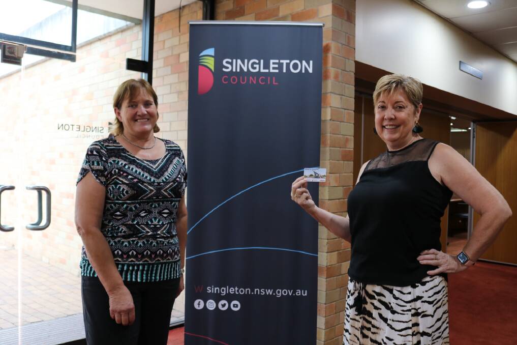 ATTACHED PHOTO: Mayor of Singleton Cr Sue Moore and Singleton Business Chamber President Sue Gilroy.
