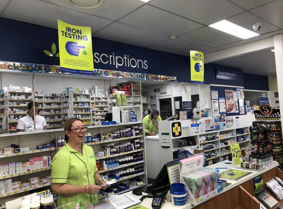 New faces: New Retail Manager Helen and the staff at Blooms the Chemist, Singleton Heights are looking forward to continuing the great service locals has grown to trust.