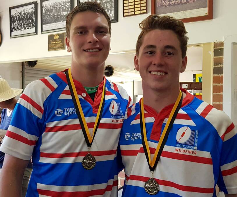 NSW COUNTRY U18's: Duff and Vaughan after the country champs.