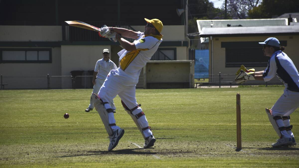 BIG HITTING: In the dying stages of Valley's innings Liam Storey contributed a valuable 55 to their total.