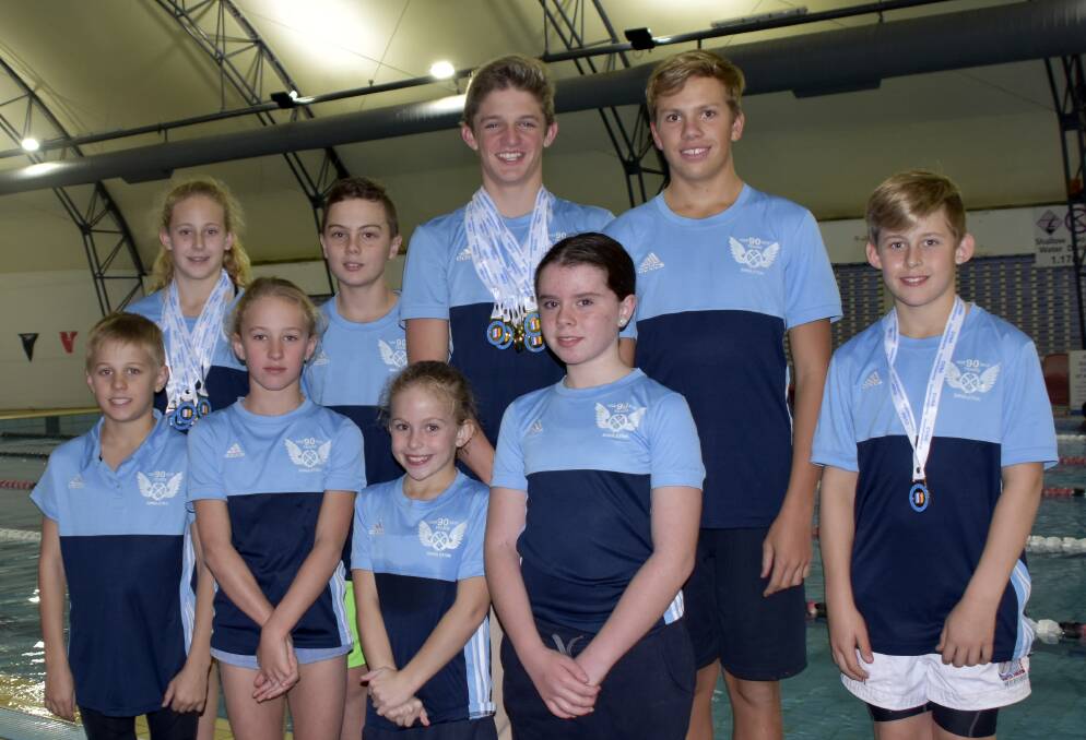 SUCCESS: The CVSA meet turned out to be a good predictor of what was to come at the country champs. Pictured above after CVSA meet: Mackenzie Gray, Liam Byrne, Billy Moody, Zinc Bosco, Rory Gray, Connor Morgan, Emilia Morgan, Brydie Gray and Layla Cox.