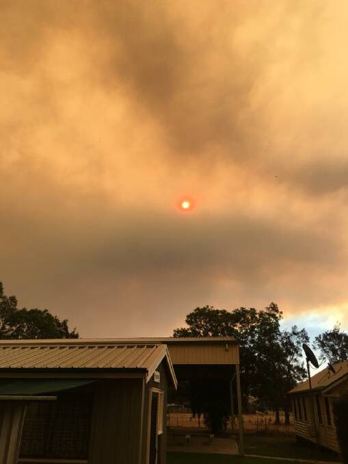 Margaret Forbes shared this pic with Argus, Captioned: Left school [Milbrodale] at 5.30pm. Not good to the west or south. Stay safe families 