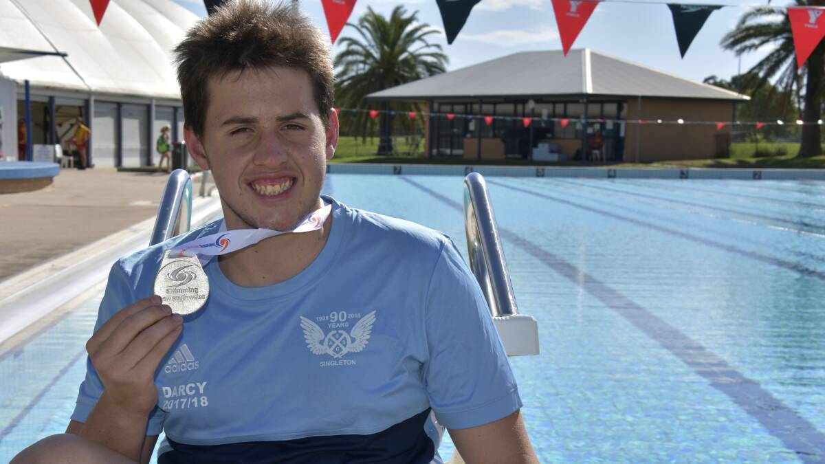 SEASONED PERFORMER: Darcy Gilson with his silver medal from the 2018 NSW Open State Championships.
