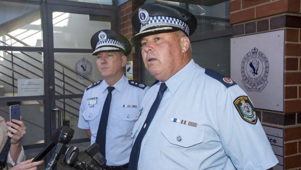 NEW MODEL: NSW Police Commissioner Mick Fuller and Deputy Commissioner for Regional NSW Gary Worboys are leading the re-engineering of the force in country NSW. Photo: Peter Hardin