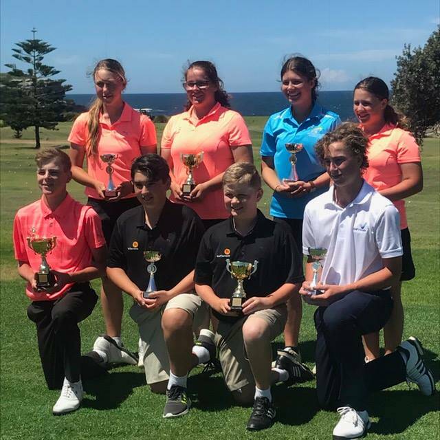 SUCCESS: Vesper with the other winners at the recent Australian championships at Little Bay.