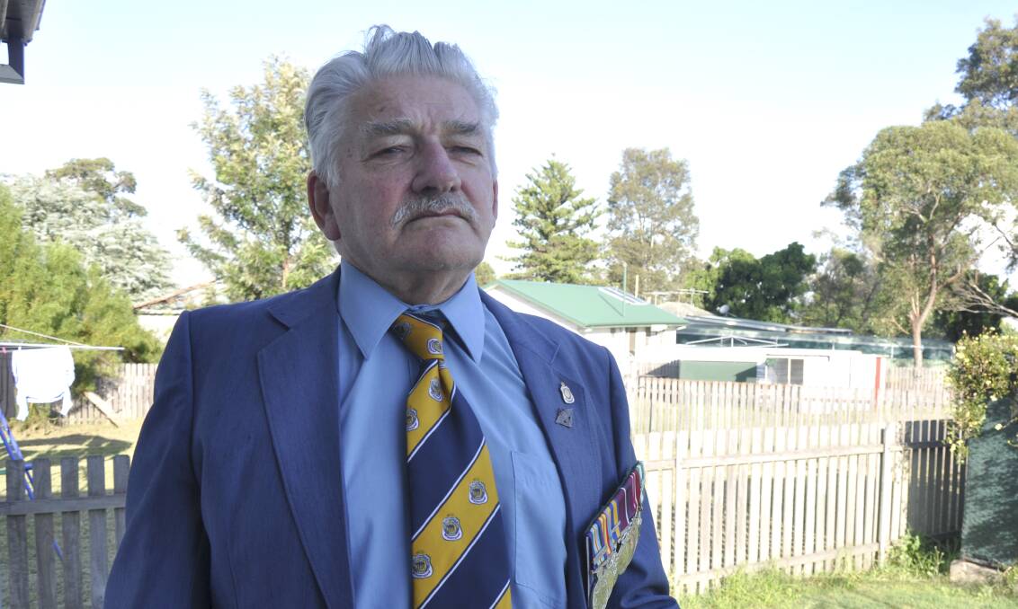 HONOURED: His familiar face will not be in Singleton on Anzac Day. Vietnam Veteran and former army apprentice, Bill Beggs will be marching in our nation's capital.