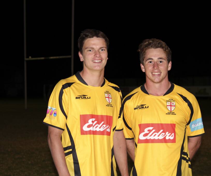 OPPORTUNITY ABOUNDS: Duff and Vaughan have progressed from the NSWJRU Open (U18's) Country squad to the team.