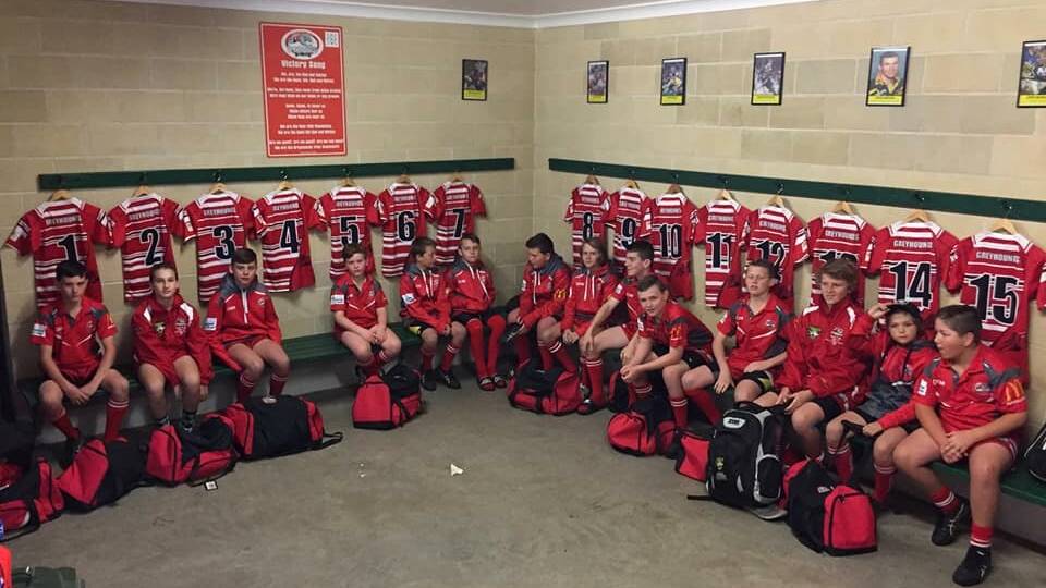 U12's in the sheds.