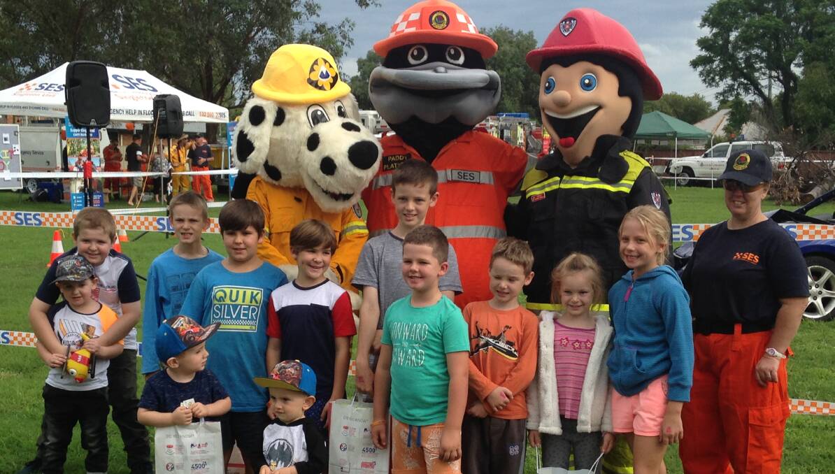 INFORMATIVE AND FUN: The mascot relay proved a popular event last year, and is on again this year.