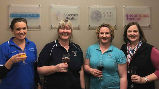 The four passionate allied health professionals - Teresa, Nicole,  Annie and Roseanne.