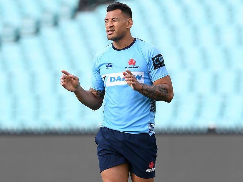 Israel Folau has copped a breach notice from Rugby Australia over his social media posts last week.