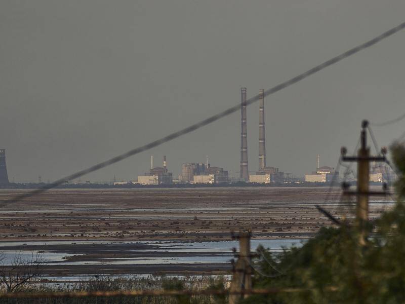 The Zaporizhzhia nuclear power plant is the largest in Europe. (AP PHOTO)