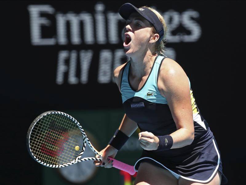 Russian Anastasia Pavlyuchenkova eliminated world No.2 Karolina Pliskova from the Australian Open.
