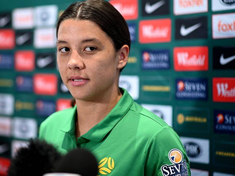 A quad injury has hampered Matildas captain Sam Kerr's preparations for the Olympics qualifiers.