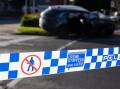 Police say the men who shot at a former Mongols bikie then crashed , and carjacked another vehicle.