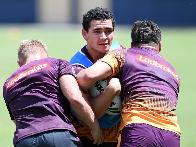 Izaia Perese has been selected to make his NRL debut for Brisbane.