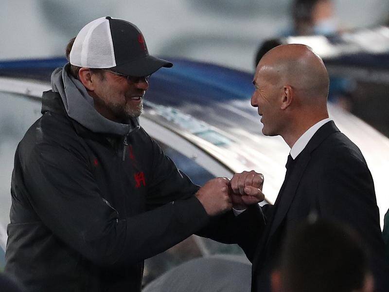Liverpool's Jurgen Klopp and Real Madrid's Zinedine Zidane are up for a Champions League classic.