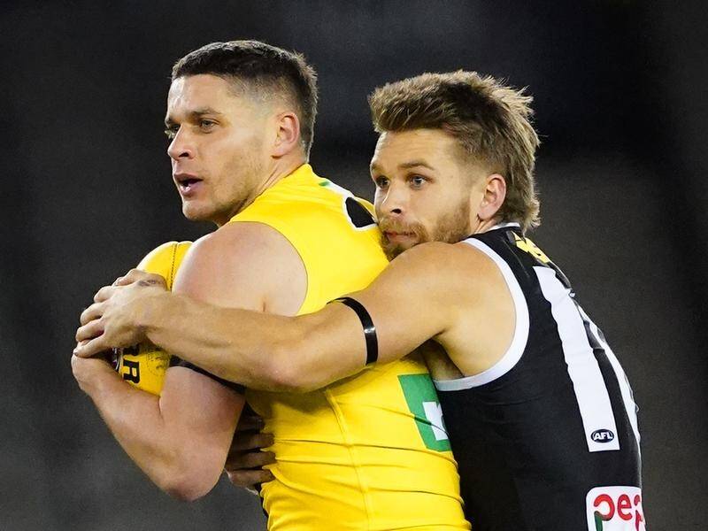 Injuries to players including Dion Prestia (l) have left Richmond vulnerable.