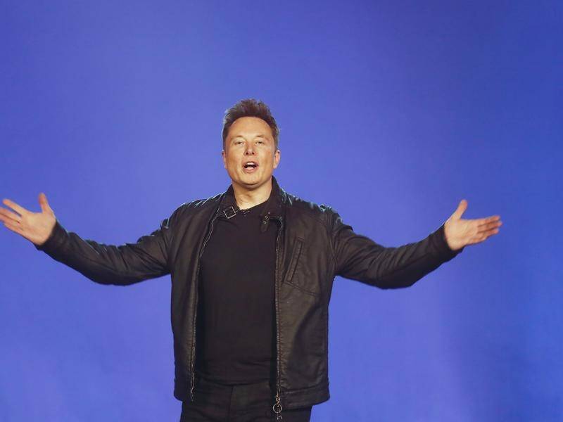 Tesla chief executive Elon Musk has revealed details of the company's futuristic Cybertruck. (AP PHOTO)