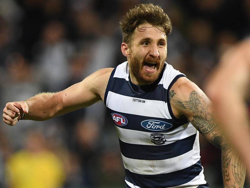 Irish defender Zach Tuohy makes his AFL season debut for Geelong against West Coast.