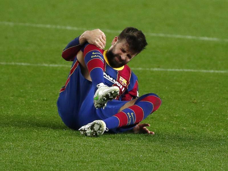 Barcelona skipper Gerard Pique has an injured ligament and will miss their ECL clash with PSG.