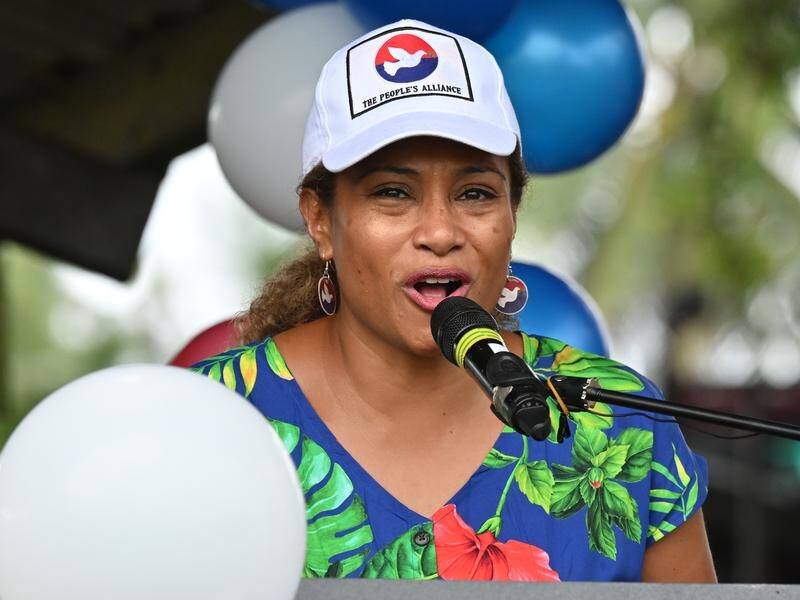 Lynda Tabuya says she wants to use her popularity to promote more women to enter Fijian politics. (Mick Tsikas/AAP PHOTOS)