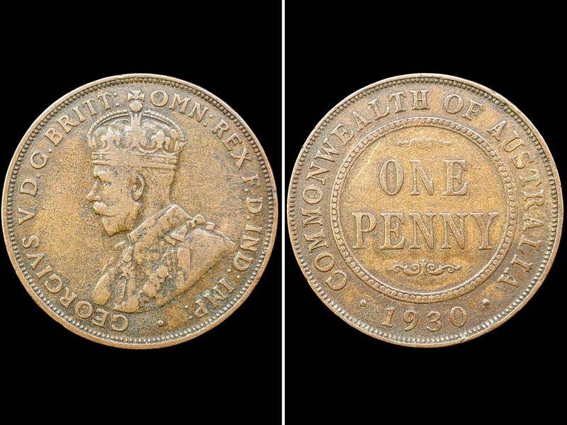 An authentic and rare Australian 1930 penny has broken records, selling for $60,000 at auction. (PR HANDOUT IMAGE PHOTO)