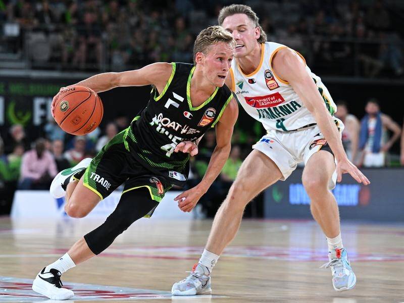 Kyle Adnam had a game-high 30 points in South East Melbourne's season-opening NBL win over Tasmania. (James Ross/AAP PHOTOS)