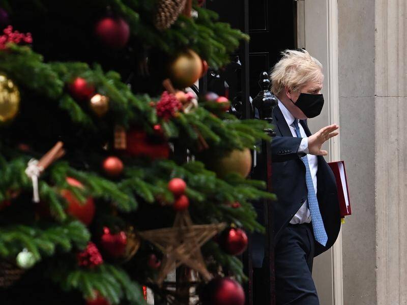 UK PM Boris Johnson says he had been repeatedly assured that there had not been a Christmas party.