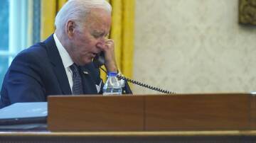 Joe Biden has called Anthony Albanese to congratulate him for his election victory. (file)