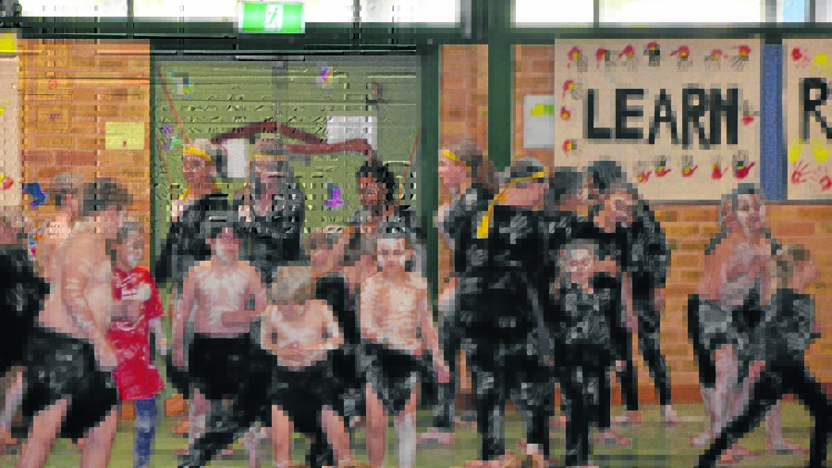 WELL-RECEIVED: Singleton High School’s Banda-ra Dance Group entertained the big crowd last Friday.