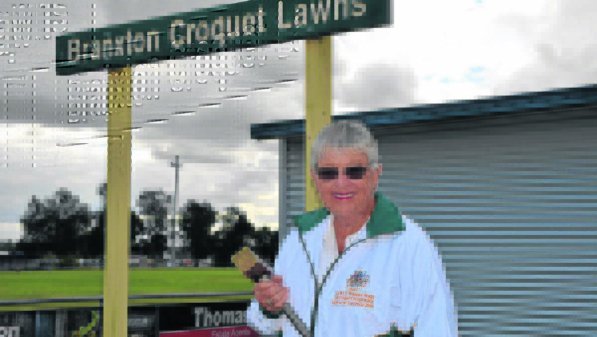 Branxton’s Jacky McDonald, who’s been appointed national director of school croquet.