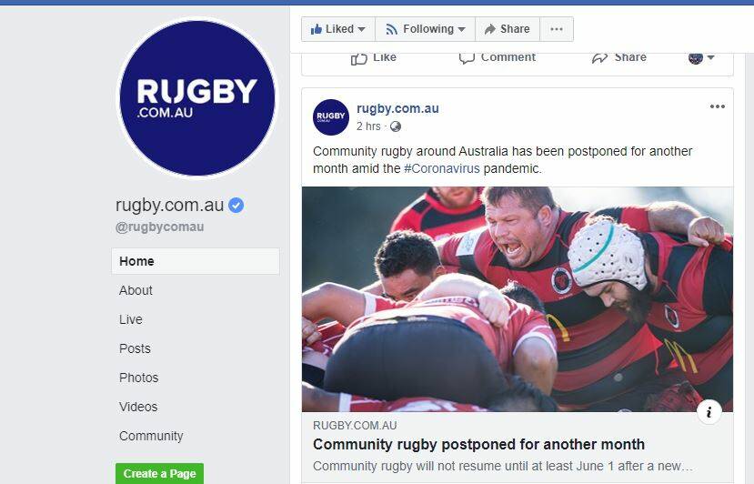 LOCAL STOCK: A flashback from Singleton's Rugby Park was utilised by rugby.com.au on Friday.