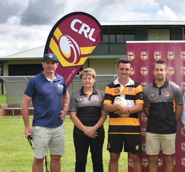 THE LEGEND: Andrew Ryan (NRL Welfare & Education Officer) pictured in Singleton this afternoon.