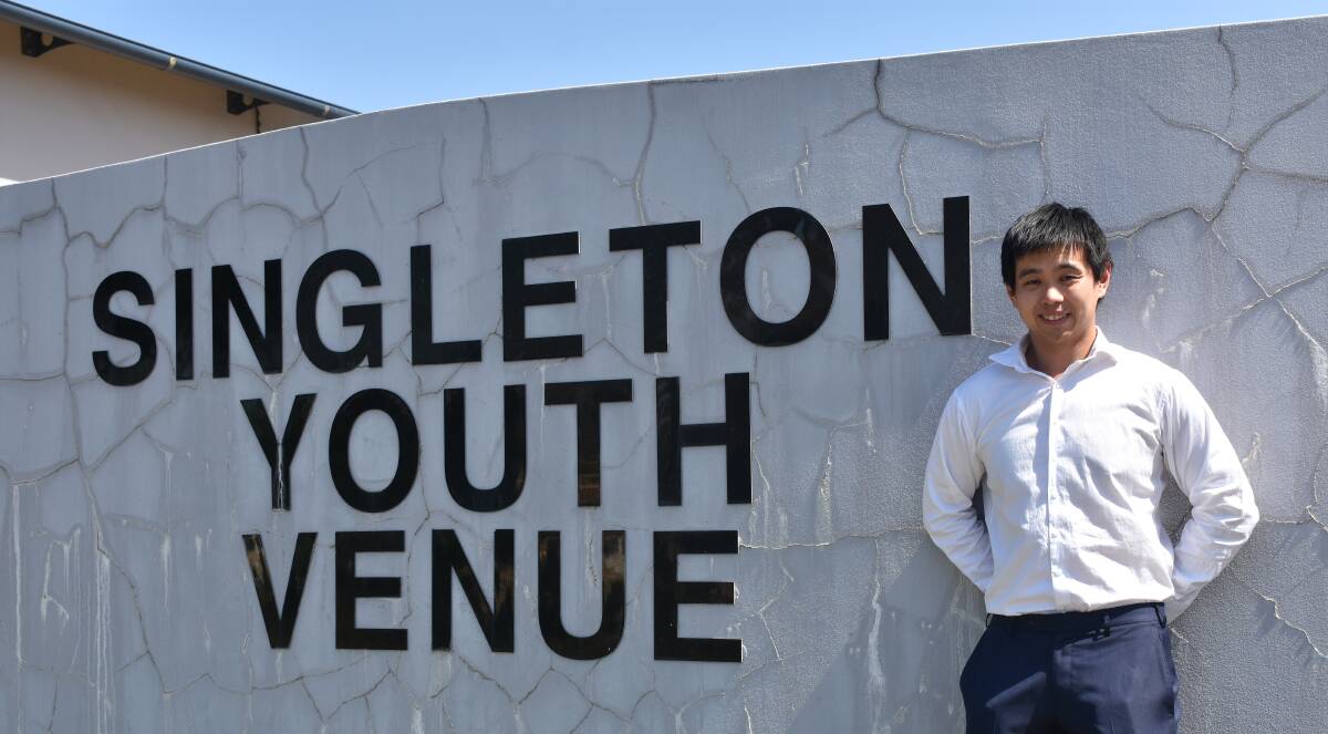 SHOWTIME: Andrew Wu, writer and director of Make Broadway Great Again, pictured in Singleton earlier this week.