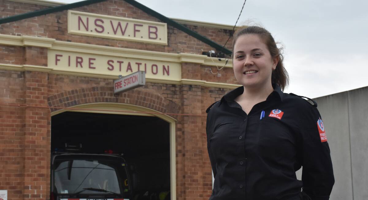 OUR NEWEST MEMBER: Megan Worth signed on with the Singleton Fire and Rescue brigade on October 11, 2019. Six months on, she hasn't missed a beat.