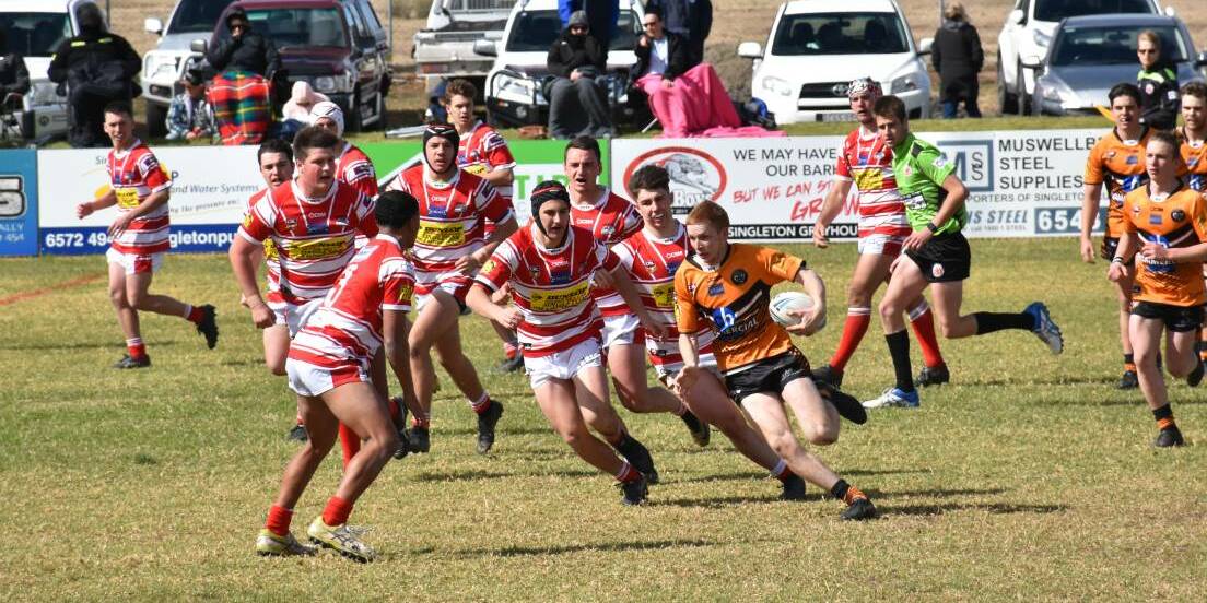 THE DRAW: After a 7-0 start to the season the Singleton Greyhounds under-18 side suffered a 18-18 draw to the Aberdeen Tigers. The two sides would meet again in the Bengalla Hunter Valley Group 21 Rugby League grand final.