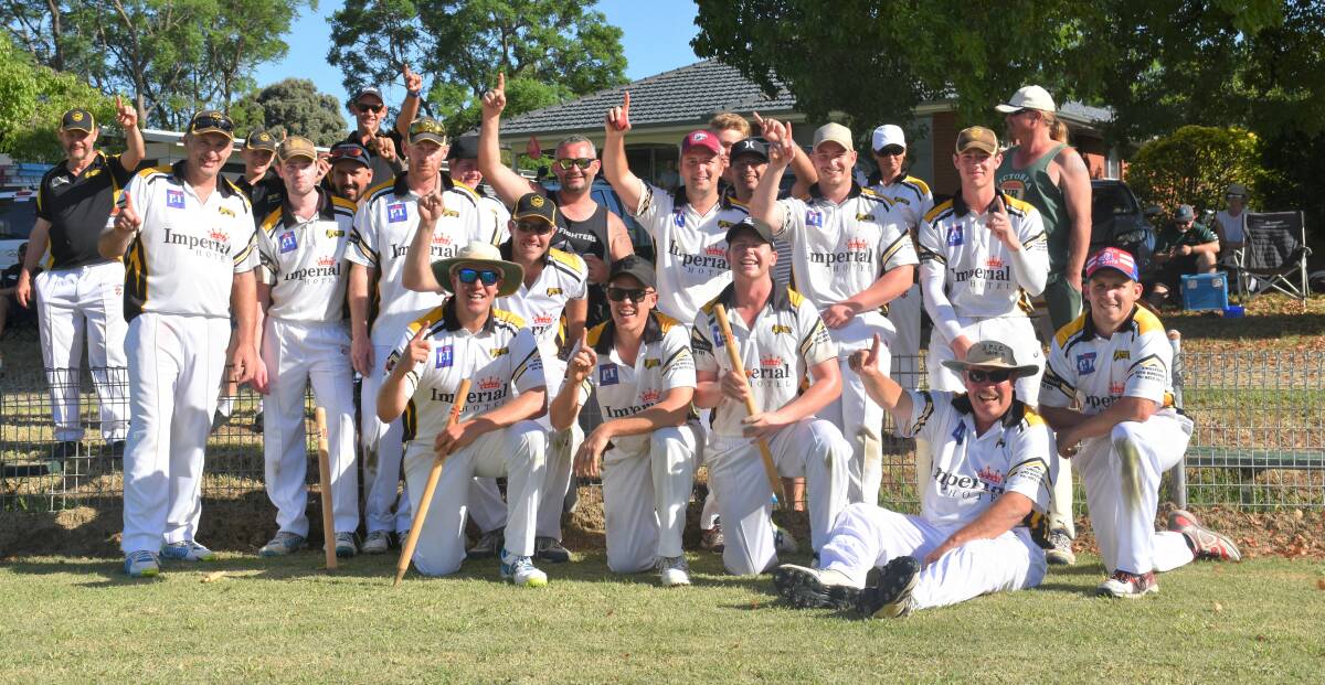 T20 CRICKET: JPC's first grade side pictured after last season's T20 grand final.