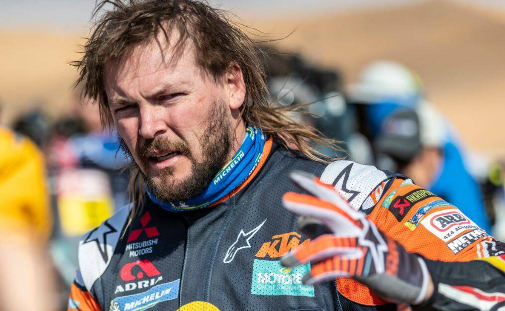 ONE STAGE TO GO: Toby Price eyes a third Dakar Rally title. (Photo courtesy of Toby Price)
