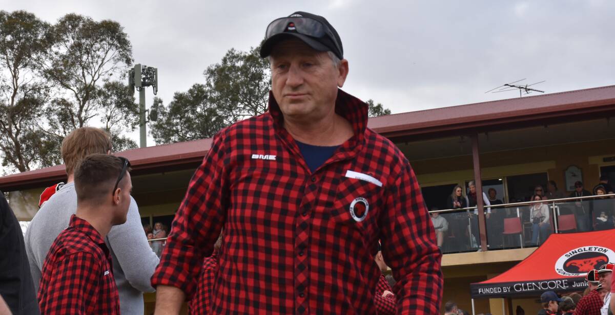 THE MENTOR: Singleton Bulls first grade coach Steve Merrick has paid tribute to his remaining crop of talent who were able to face off against the Wanderers on Saturday afternoon.