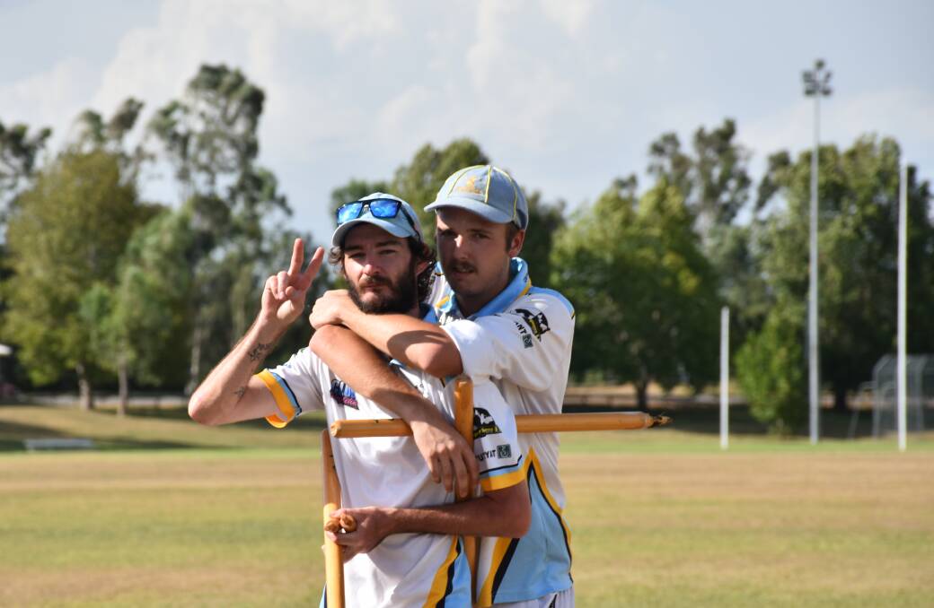 BIRTHDAY BOY: Dan Tracey (Creeks) found 4/19 in this afternoon's opening innings at Cook Park 5.