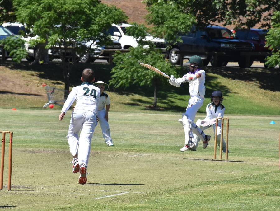 MID AIR: Lake Macquarie 7/101 defeated Newcastle 8/80 on Sunday.