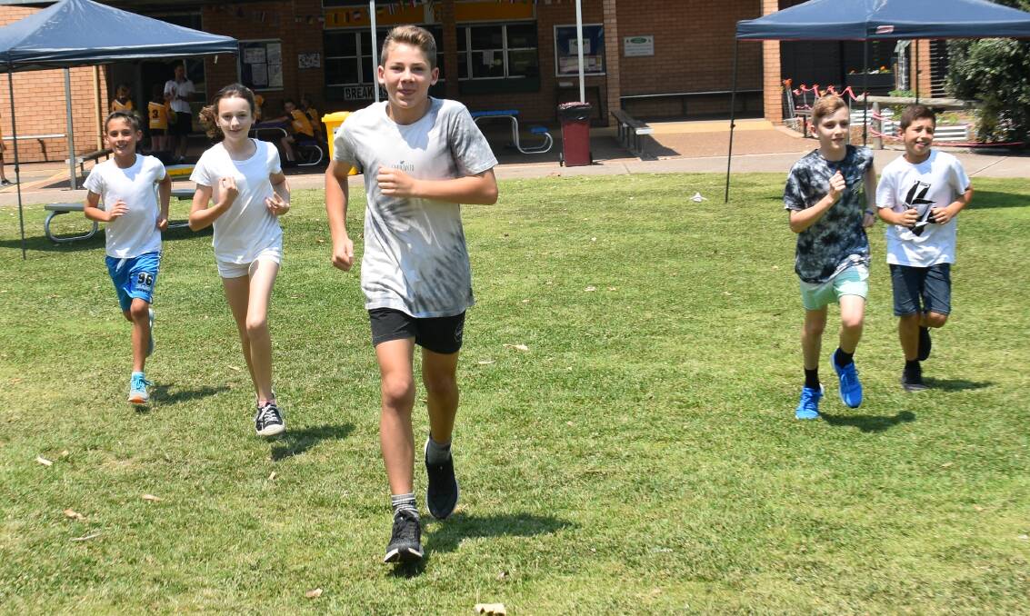 OFF TO SYDNEY: Singleton's rising stars of the track and field have raced out of the classroom this week to partake in the 2019 NSW PSSA tournament.