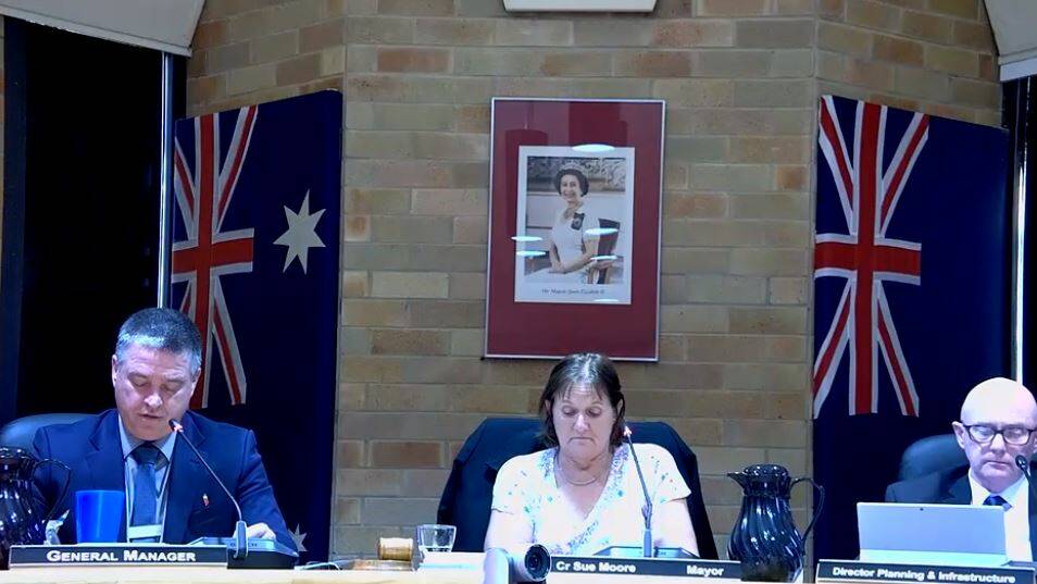 SINGLETON COUNCIL: A still from the Singleton Council webcast from December 16, 2019.
