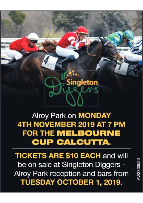 Singleton's Melbourne Cup program